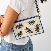 Load image into Gallery viewer, INK + ALLOY - Elenor Evil Eye Beaded Bag