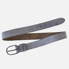 Load image into Gallery viewer, Amsterdam Heritage - Leather Belt Silver Buckle XS/S