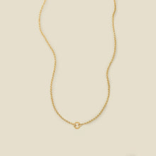 Load image into Gallery viewer, Made By Mary - Rolo Charm Necklace With Link Lock