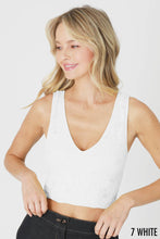 Load image into Gallery viewer, NIKIBIKI - Lace V Neck Tank Top ALL COLORS