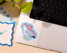 Load image into Gallery viewer, I Heart Screaming Seagull Sticker