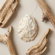 Load image into Gallery viewer, Navy Anchor Oyster Ornament