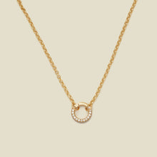 Load image into Gallery viewer, Made By Mary - Rolo Charm Necklace With Link Lock