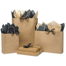 Load image into Gallery viewer, Nashville Wraps - Brown Kraft Paper Retail Shopping Bags: 250 Pack / Cub 8x4.75x10"