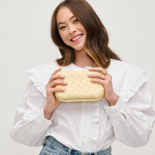Load image into Gallery viewer, Urban Expressions - Addie Woven Straw Clutch: Ivory