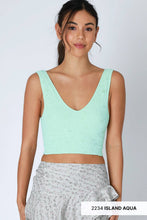 Load image into Gallery viewer, NIKIBIKI - Lace V Neck Tank Top ALL COLORS