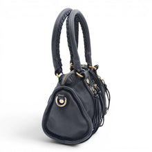 Load image into Gallery viewer, Bolsa Nova Handbags - Small Leather Pocket Satchel w/removeable strap: Cognac
