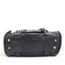 Load image into Gallery viewer, Bolsa Nova Handbags - Small Leather Pocket Satchel w/removeable strap: Cognac