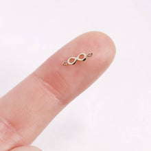 Load image into Gallery viewer, 14K Gold Infinity Charm