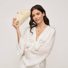 Load image into Gallery viewer, Urban Expressions - Triana Straw Frame Clutch - Natural