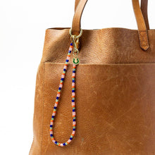 Load image into Gallery viewer, INK + ALLOY - Kate Beaded Bag Charm with Brass Horseshoe