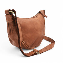 Load image into Gallery viewer, Bolsa Nova Handbags - Hug Leather Hobo - Cognac