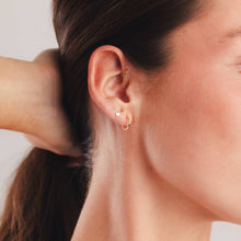 Load image into Gallery viewer, Made By Mary - Heart Stud Earring 14k Solid Gold