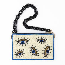 Load image into Gallery viewer, INK + ALLOY - Elenor Evil Eye Beaded Bag