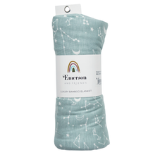 Load image into Gallery viewer, Emerson and Friends - Stargazer Bamboo Baby Blanket Baby Gift Swaddle Blanket