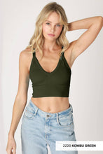 Load image into Gallery viewer, NIKIBIKI - NS8120 - Ribbed V-Neck Bra Top: 2256 Pearl Blush