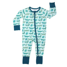 Load image into Gallery viewer, Emerson and Friends - Later Gator Alligator Bamboo Convertible Pajamas