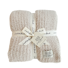 Load image into Gallery viewer, Local Beach - Solid Ribbed Luxe Blanket