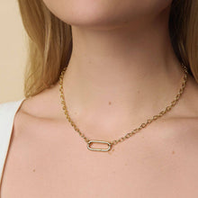 Load image into Gallery viewer, Little Sky Stone - Oval Link Connector Necklace: 18 inch