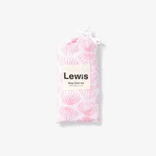 Load image into Gallery viewer, Lewis - Burp Cloth Set - Pink Scallop