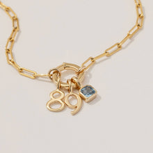 Load image into Gallery viewer, Made By Mary - Jude Charm Necklace With Link Lock