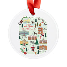 Load image into Gallery viewer, Little Love Press - Custom City Map Christmas Ornament