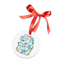 Load image into Gallery viewer, Little Love Press - Custom City Map Christmas Ornament