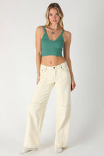 Load image into Gallery viewer, NIKIBIKI - NS8120 - Ribbed V-Neck Bra Top: 2248 Mulberry