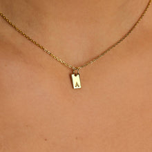 Load image into Gallery viewer, Little Sky Stone - Small Initial Letter Tag