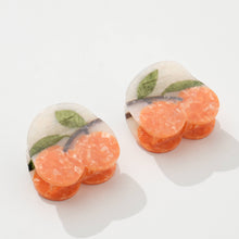 Load image into Gallery viewer, Adorro - Mandarin Orange Claw Clip - Small