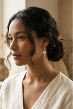 Load image into Gallery viewer, Katie Waltman Jewelry - ALICE BLUE BEZEL EARRINGS