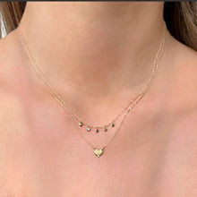 Load image into Gallery viewer, CLP Jewelry - 14k Tiny Gold Heart on Delicate 14k Chain