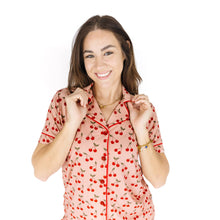 Load image into Gallery viewer, Emerson and Friends - Very Cherry Bamboo Short Sleeve Shorts Set