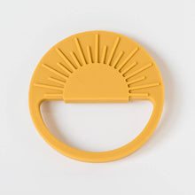 Load image into Gallery viewer, Babeehive Goods - Sunburst Teething Toy - Duck Egg Blue