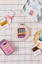 Load image into Gallery viewer, Cotton Clara - Sardines Cross Stitch Kit