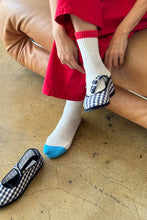 Load image into Gallery viewer, Le Bon Shoppe - Color Block Girlfriend Socks : Black Coffee