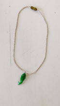 Load image into Gallery viewer, recycled lovers - 029 - Vintage Fish Charm Beaded Necklace: Length - 16"