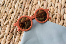 Load image into Gallery viewer, Babeehive Goods - Toddler & Kid Retro Sunglasses - Coral Orange