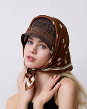 Load image into Gallery viewer, Lost Pattern Silk Scarf - Retro Polka
