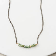 Load image into Gallery viewer, Original Hardware - Green Apatite Arch Necklace