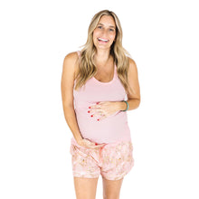 Load image into Gallery viewer, Emerson and Friends - Spring Meadow Womens Bamboo Shorts: Pink/Multi / L