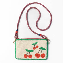 Load image into Gallery viewer, INK + ALLOY - Leila Cherries Bead Clutch With Strap