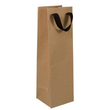 Load image into Gallery viewer, Box & Wrap - Manhattan Twill Ribbon Handle Bags: Wall Street White - Twill Ribbon Handle Gift Bag / 10 x 5 x 13" / Case/100