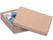 Load image into Gallery viewer, Nashville Wraps - Brown Kraft Jewelry Gift Boxes: 100 Pack / 3.5x3.5x1"