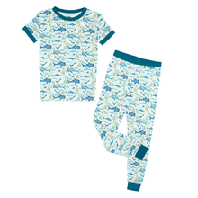 Load image into Gallery viewer, Emerson and Friends - Shark Friends Ocean Kids Bamboo Pajamas