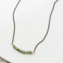 Load image into Gallery viewer, Original Hardware - Green Apatite Arch Necklace