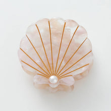 Load image into Gallery viewer, Adorro - Pearl Seashell Claw Clip