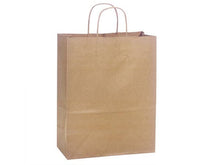 Load image into Gallery viewer, Nashville Wraps - Brown Kraft Paper Retail Shopping Bags: 100 Pack / Rose 5.5x3.25x8.375"
