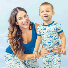 Load image into Gallery viewer, Emerson and Friends - Shark Friends Ocean Kids Bamboo Pajamas