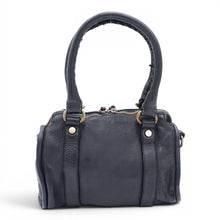Load image into Gallery viewer, Bolsa Nova Handbags - Small Leather Pocket Satchel w/removeable strap: Cognac